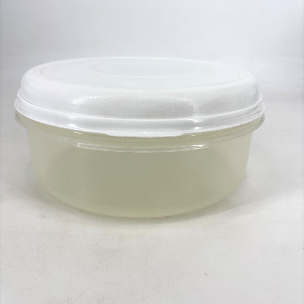 VTG Rubbermaid Servin Saver #5 22 Cup 5.2L Bowl 0376 White Lid 0377 Made USA